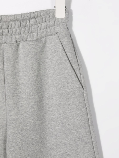Douuod Teen Logo-print Cotton Track Trousers In Grey