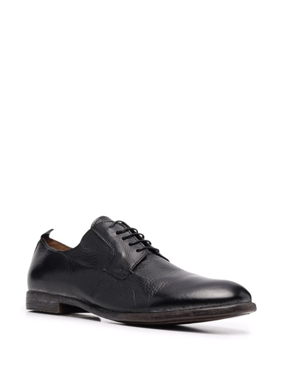 Shop Moma Lace-up Leather Shoes In Black