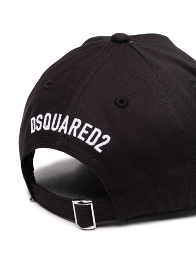 Shop Dsquared2 Cool-embroidered Baseball Cap In Black