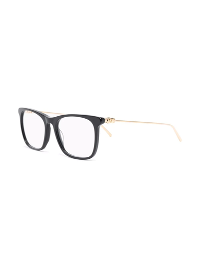 Boucheron Square-frame Optical Glasses In Black