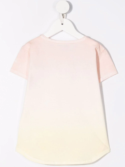 Shop Bonpoint Logo-print Cotton T-shirt In Pink