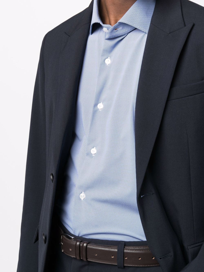 Xacus Men's Light Blue Other Materials Shirt In Blue