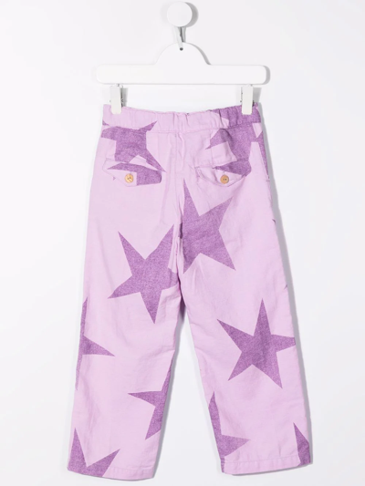 Shop The Animals Observatory Star-print Trousers In Purple