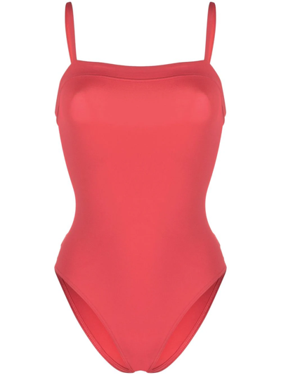 Shop Eres Spaghetti Strap Swimsuit In Pink