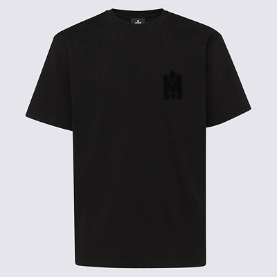 Shop Mackage Black Cotton T-shirt