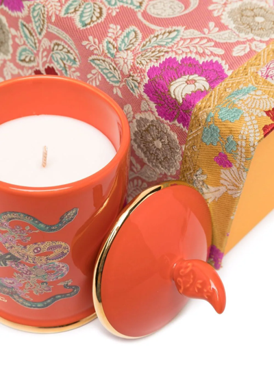 Shop Etro Home Ceramic Single-wick Candle (300g) In Red