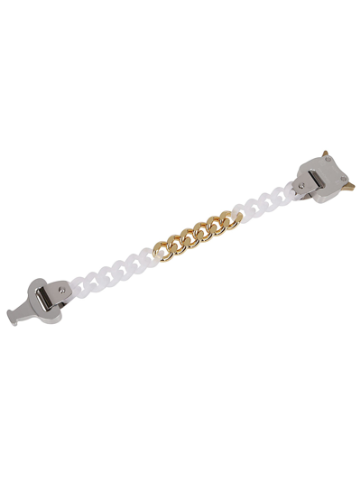 Shop Alyx Gold-tone And Transparent Chain Bracelt In Golden