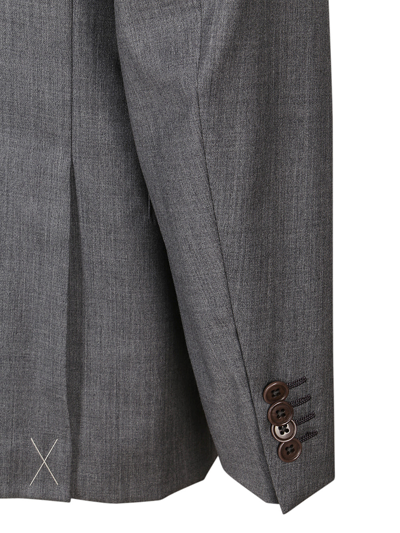 Shop Ermenegildo Zegna Grey Wool Two-piece Suit In Grigio