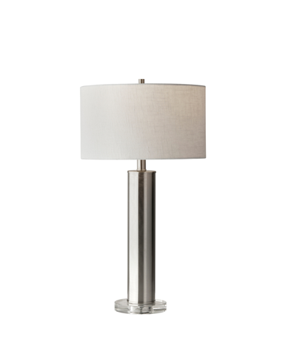 Shop Adesso Ezra Table Lamp In Brushed Steel