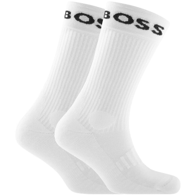 Shop Boss Bodywear Boss Two Pack Socks White