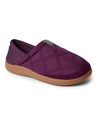 Shop Dearfoams Women's River Closed Back With Collapsible Heel In Aubergine
