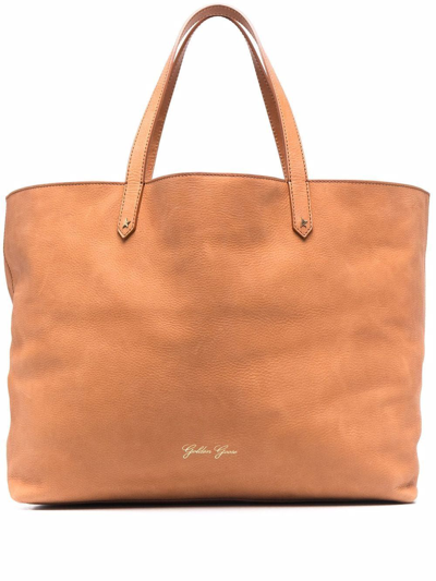 Shop Golden Goose Women's Brown Leather Tote