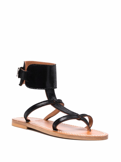 Shop Kjacques Caravelle Leather Sandals