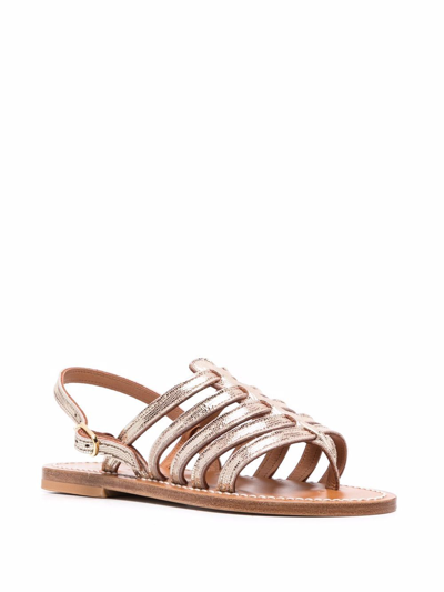 K.JACQUES HOMERE LEATHER SANDALS 