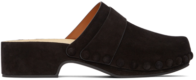 Shop Chloé Black Joy Clogs In 001 Black