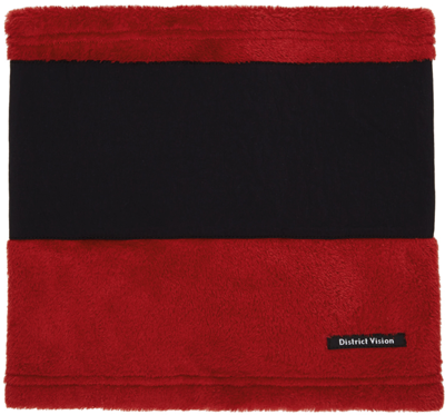 Shop District Vision Red Joey Thermal Snood In Sporting Red