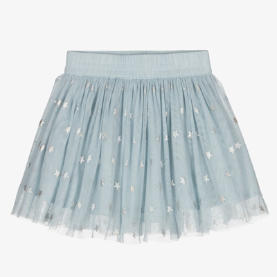 Shop Stella Mccartney Kids Girls Blue Tulle Star Skirt