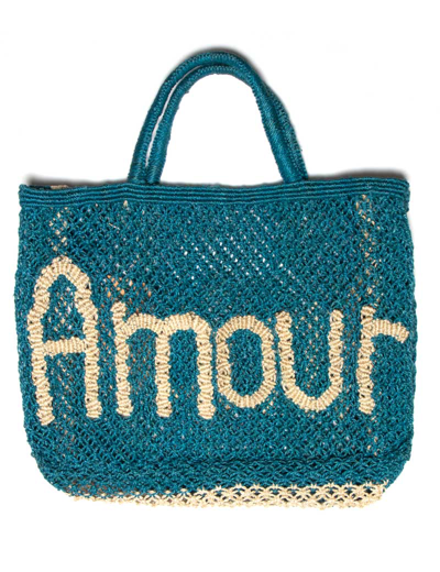 The Jacksons Amour Jute Bag - Ocean And Natural - Atterley In Multi |  ModeSens