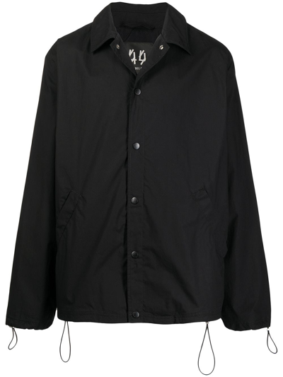 Shop 44 Label Group Printed Shirt Jacket In Nero