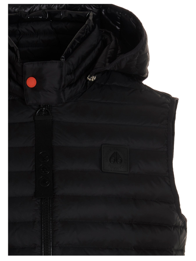 Shop Moose Knuckles 'riggin' Sleeveless Jacket In Black