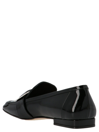 Shop Sergio Rossi 'prince' Loafers In Black
