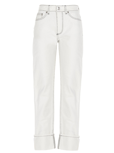 Shop Burberry 'marissa' Jeans In White