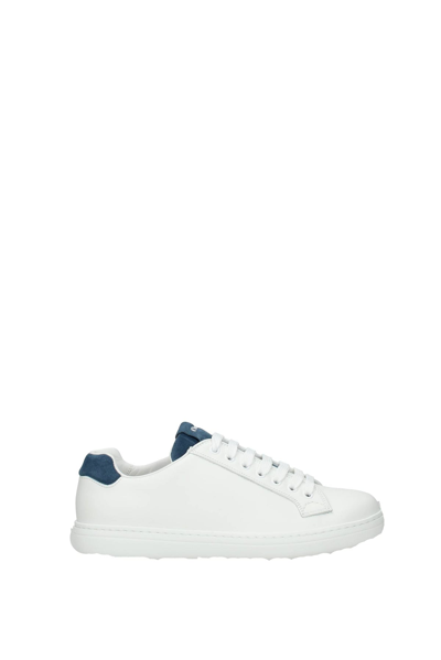 Shop Church's Sneakers Boland Leather Steel Blue In White
