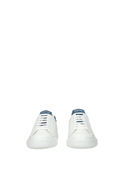 Shop Church's Sneakers Boland Leather Steel Blue In White