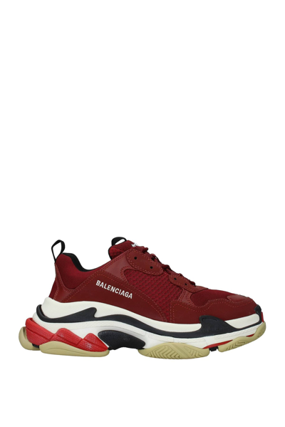 Balenciaga Triple S Mesh, Nubuck And Leather Sneakers In Mixed | ModeSens