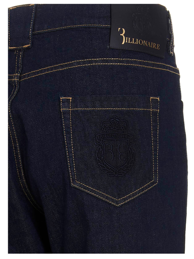 Shop Billionaire ‘super Straight' Jeans In Blue