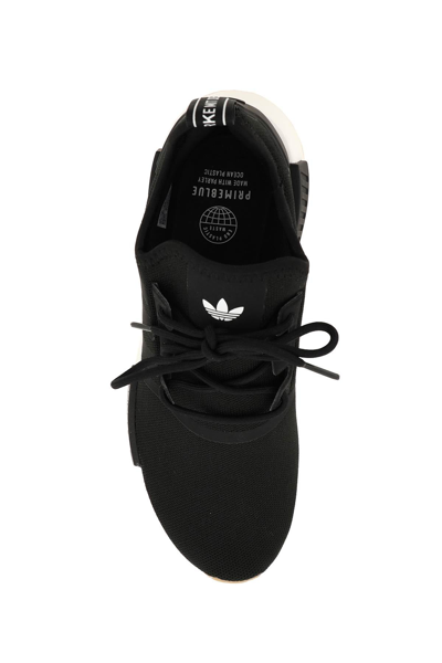 Shop Adidas Originals Adidas Nmd_r1 Primeblue Sneakers In Black