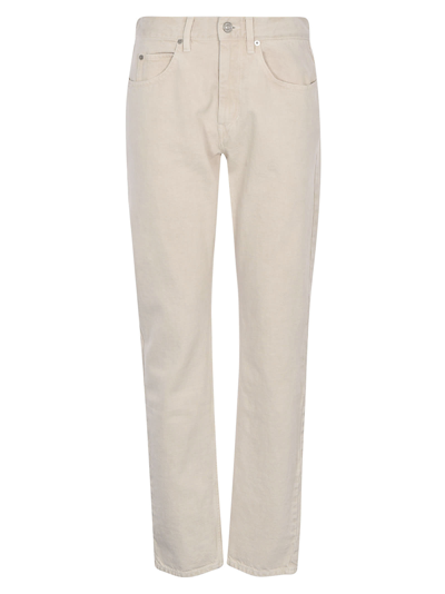 Shop Isabel Marant Classic Buttoned Trousers In Ecru