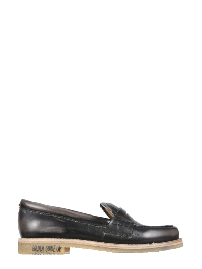 Shop Golden Goose Classic Moccasins In Nero