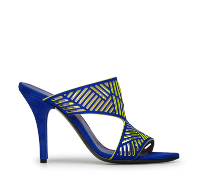 Shop Fabi Sandal In Bluette