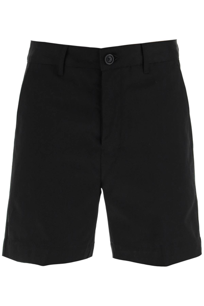 Shop Ami Alexandre Mattiussi Chino Shorts In Black (black)
