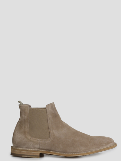 Shop Officine Creative Steple Chelsea Boots In Nude & Neutrals