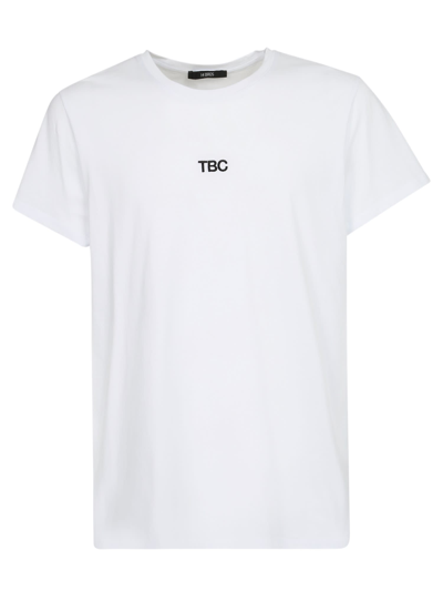 Shop 14 Bros Logo-print T-shirt In White