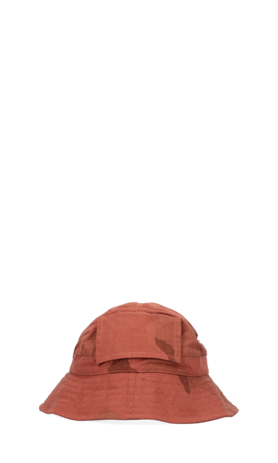 Shop Marine Serre Hat In Brown