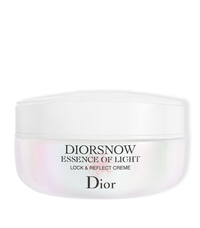 Shop Dior Snow Essence Of Light Lock & Reflect Crème (50ml) In White