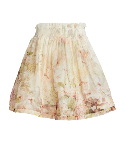 Shop Zimmermann Floral Mini Skirt In Multi