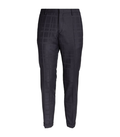 Shop Paul Smith Wool Tailored Trousers In Navy