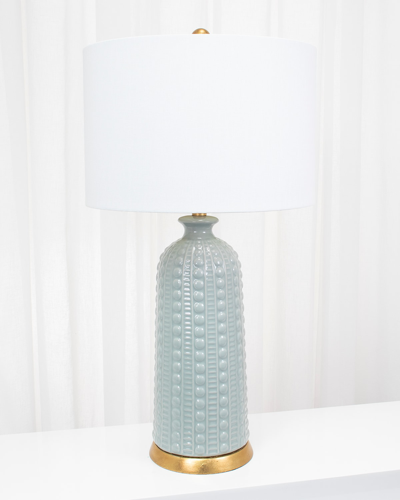 Shop Couture Lamps Melrose Table Lamp In Petal French Blue