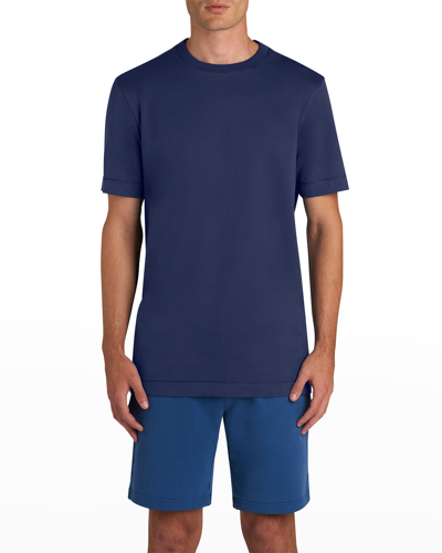Shop Bugatchi Men's Comfort Cotton T-shirt In Navy