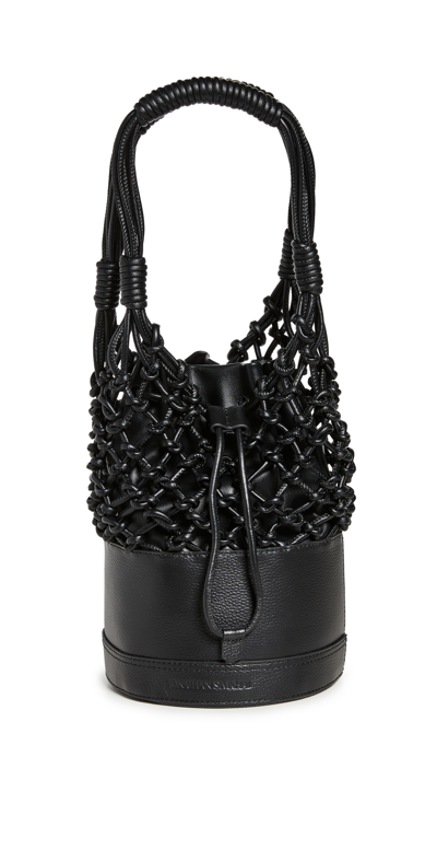 Jonathan Simkhai Kiera Drawstring Bucket Bag In Black | ModeSens