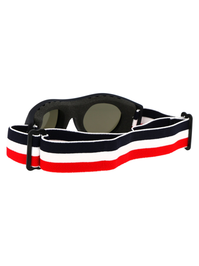 Shop Moncler Sunglasses In 92c Blue