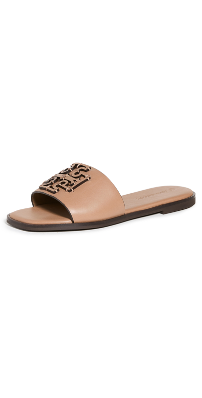 Shop Tory Burch Ines Slides In Almond Flour