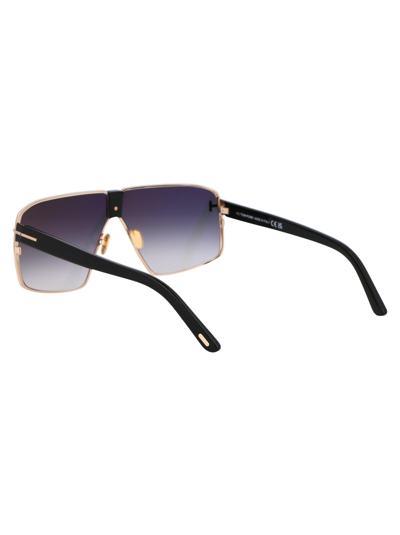 Shop Tom Ford Eyewear Sunglasses In 28b Gold