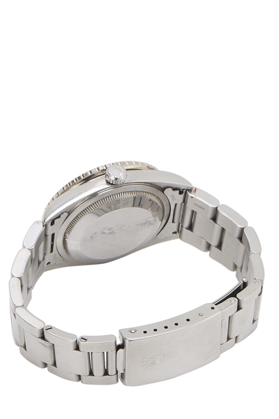 Pre-owned Rolex Stainless Steel & 18k White Gold Datejust Turn-o-graph 16264 36mm