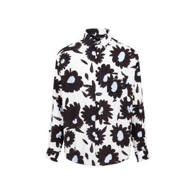 Shop Jacquemus Allover Printed Shirt In Multi