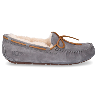Shop Ugg Slippers Dakota In Grey